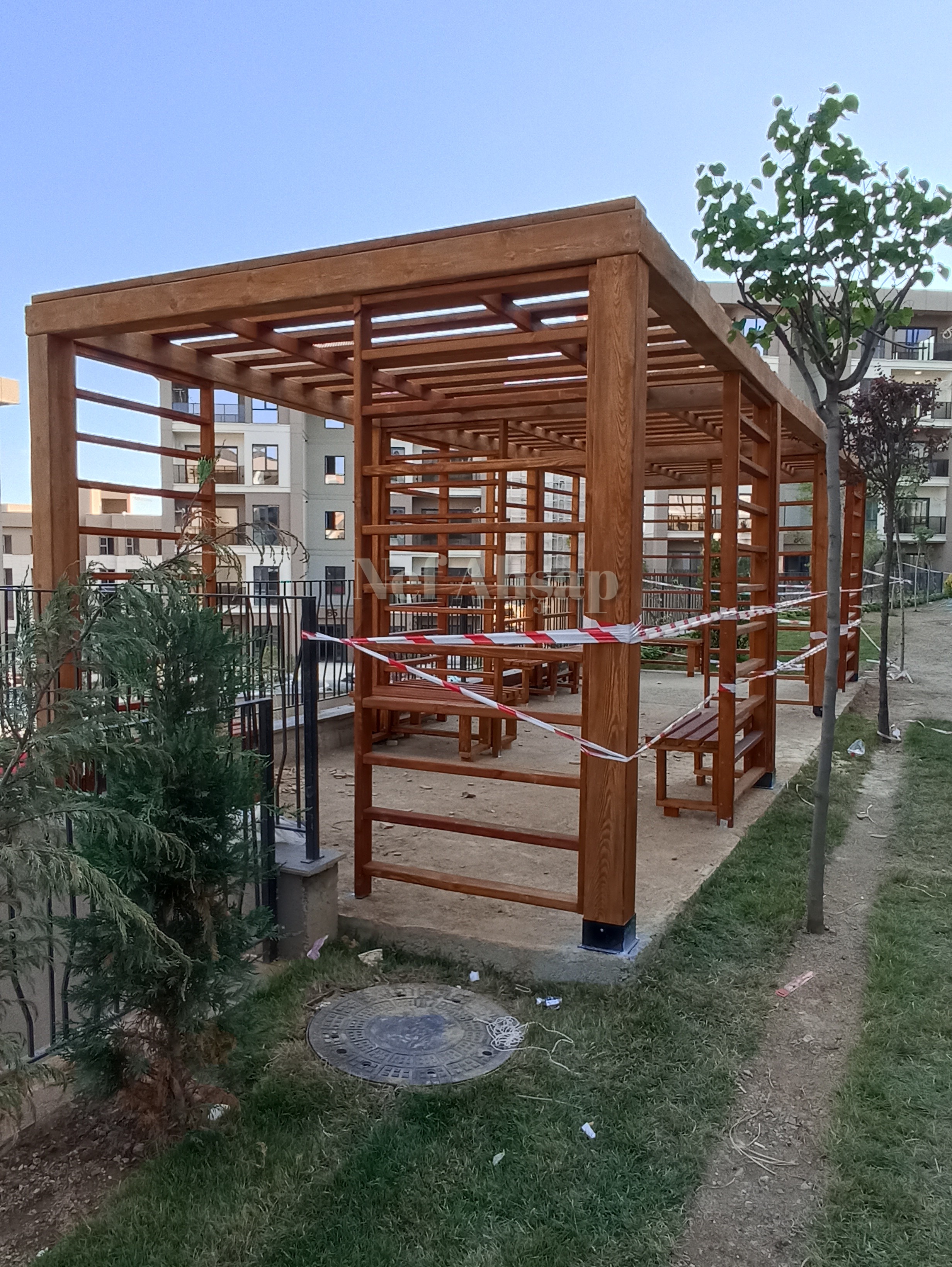 Ahşap pergola model 01